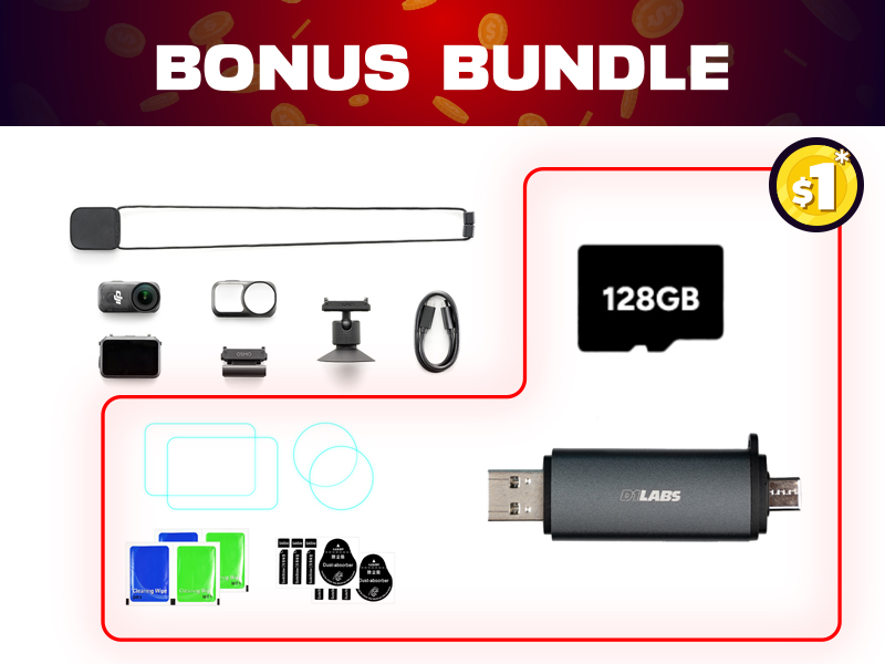 Osmo Nano + $1 Bonus Bundle (64GB)